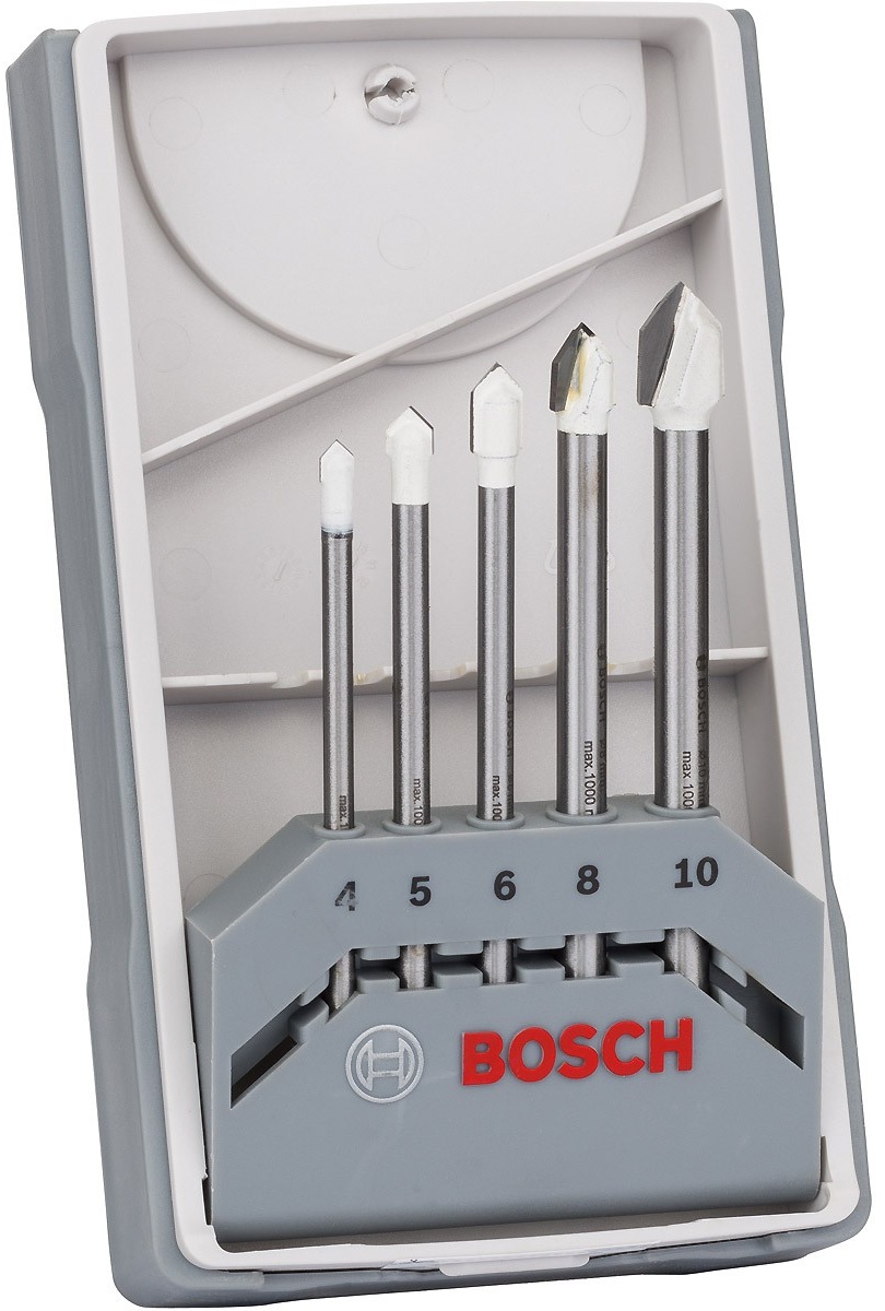 Bosch Fliesenbohrer-Set CYL-9 Ceramic, 5-teilig 4.0/5.0/6.0/8.0/10.0 - 2608587169