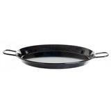 ALLGRILL Leichte Paella Pfanne Ø 24 cm, + Kochtopf, Silber