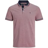 JACK & JONES Paulos Kurzarm-poloshirt Rio Red M