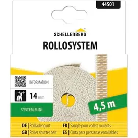 Schellenberg Rolladengurt Mini 14 mm x 4,5 m beige