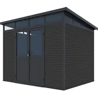 Weide Gartenhaus | Aluminium Gerätehaus mit Doppeltür | 278x218x226