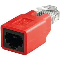 Wentronic Crossover-Adapter - RJ-45 (M) zu RJ-45 (W)