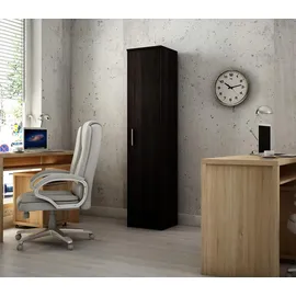 matkam Schrank Holzwerkstoff 40x182x35 cm grau