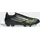 adidas F50 League Laceless FG/MG Core Black / Iron Metallic / Lucid Lemon 46