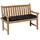 MADISON N.Y Bankauflage 150 x 48 x 6 cm schwarz 1 St.