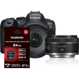 Canon EOS R6 Mark II + RF 24-105 mm + RF 50 mm