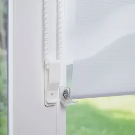 LIEDECO Duo-Rollo Klemmfix Wave 90 x 210 cm weiß