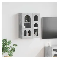 vidaXL Hängeschrank 59 x 20 x 71,5 cm Grau