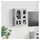vidaXL Hängeschrank 59 x 20 x 71,5 cm Grau