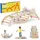 COSYLAND Kletterbogen Indoor 8-in-1 Set mit Rutsche Regenbogenfarben