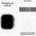 Apple Watch Ultra 2 GPS + Cellular 49 mm Titangehäuse natur, Trail Loop grün/grau S/M