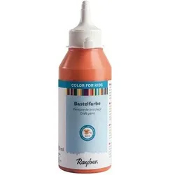 RAYHER 38957284 Kinder-Bastelfarbe, kardinalrot, Flasche 250ml