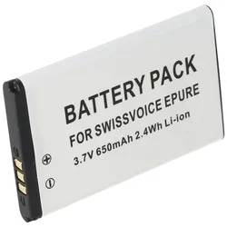 AccuCell Akku passend für Swisscom ePure, ePure fulleco DUO, 043048, 8V20405855