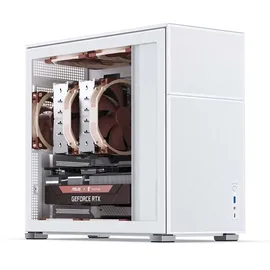 Jonsbo D41 MESH ATX Gehäuse, gehärtetes Glas, Weiß