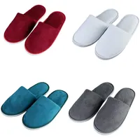 Teceyfeet Gästehausschuhe Mehrere Paare Set, Hausschuhe Gäste Waschbar Hochwertig Gästepantoffeln Winter Filzpantoffeln - 43 EU