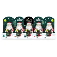 Lindt HELLO Schokolade zu Weihnachten | 50g | Vegane HELLO Mini-Santa Weihnachtsmänner | 5er Pack | stylische Weihnachtsschokolade | Schokoladengeschenk