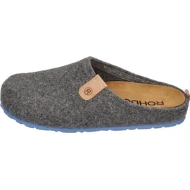 ROHDE Herren Pantoffel Wollfilz Hausschuh Wechselfußbett Napoli-H 6900, Größe:46 EU