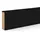 Döllken Profiles Sockelleiste Breite 11 mm Schwarz 2,5 m