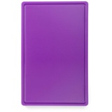 HENDI Schneidbretter, HACCP, Gastronorm 1/1, 530x325x(H)15mm, HDPE 500 Kunststoff, violett,
