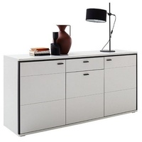 MCA Furniture Sideboard Mori Modern White / Schwarzgrau