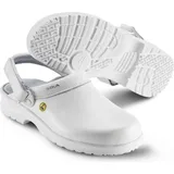 Sika Arbeitsschuh Fusion ESD offener Clog mit Fersenriemen Weiß-44 - Weiß - 44