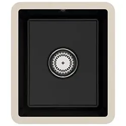 Villeroy und Boch Unterbauspüle 332401J0 mit Ablaufgarnitur und Handbetätigung, Chromit