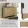 byLIVING Faro 140 x 84 x 40 cm Artisan Eiche / Braun