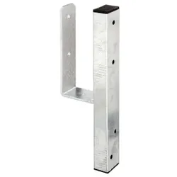 U-Pfostenträger Für L-Randsteine feuerverzinkt 91x230mm