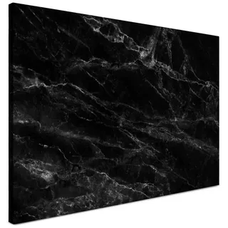 Navaris Magnettafel Memoboard Black Marble, 60 x 40 cm schwarz