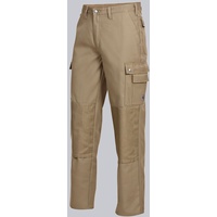 BP 1493-720-44-64 Arbeitshosen, Jeans-Stil mit mehreren Taschen, 305,00 g/m2 Verstärkte Baumwolle, Sand, 64