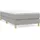 vidaXL Boxspringbett 100 x 200 cm Hellgrau