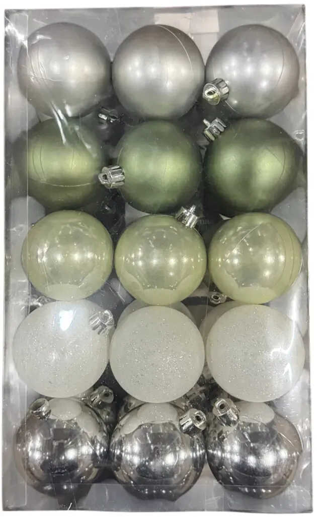 Weihnachtskugeln Kugeln Christbaumkugeln Baumkugeln bruchsicher 30 Stück