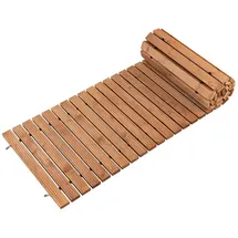 Costway Ausrollbarer Garten-Holzweg 245 x 55 cm
