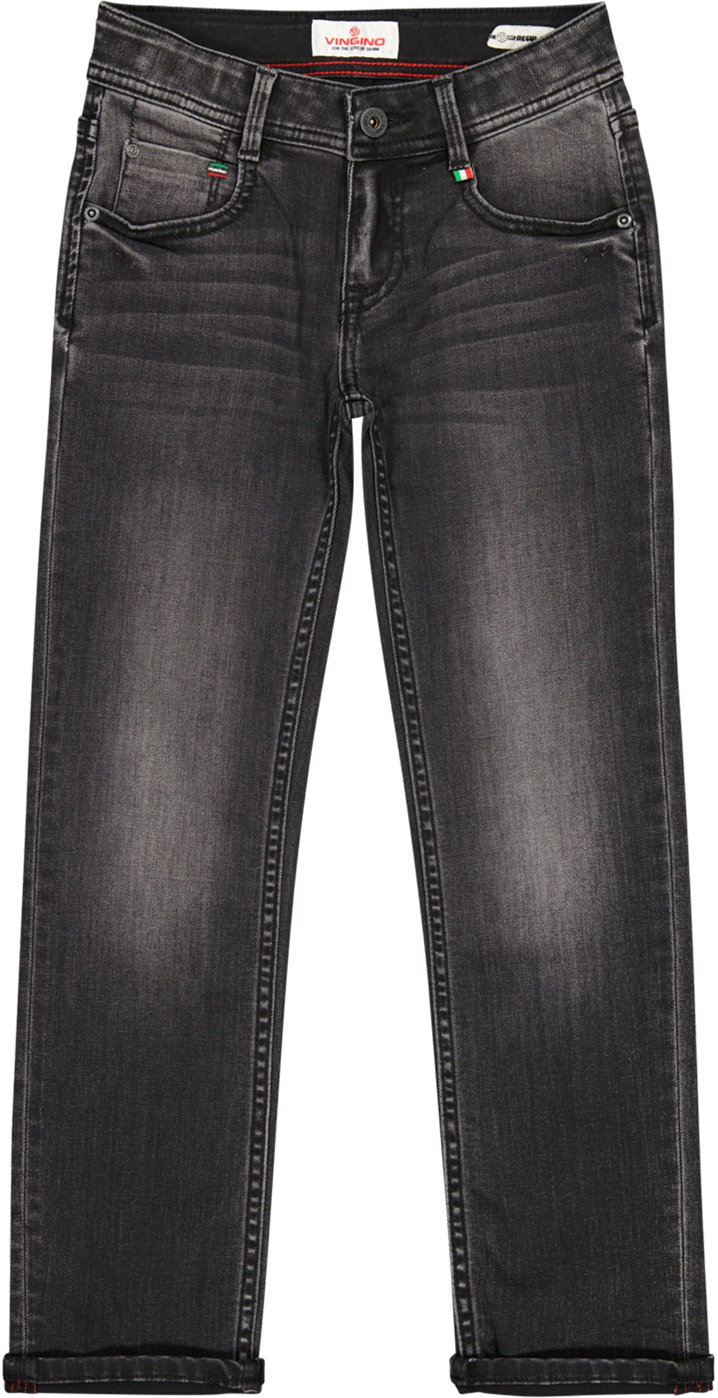 Vingino - Jeans BAGGIO in black vintage, Gr.176
