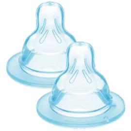 MAM Set mit 2 Saugern Größe 2, mittlerer Fluss, aus SkinSoft Silikon, ab 2 Monaten