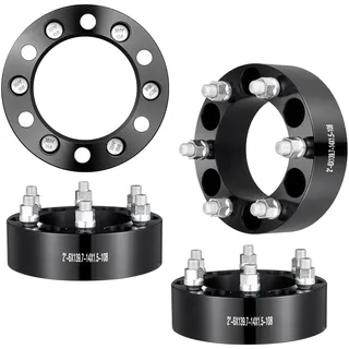 Vevor 2 Zoll 6 x 5,5 Zoll Spurverbreiterungen, Radadapter, 6 Lug Geschmiedete