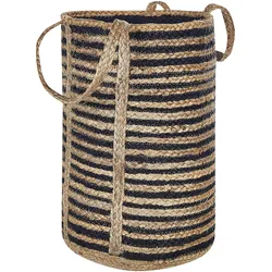 Aufbewahrungskorb JHANSI Jute Schwarz