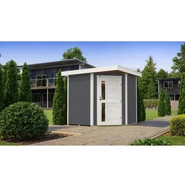 Weka Gartenhaus 229 A 2,09 x 2,05 m grau