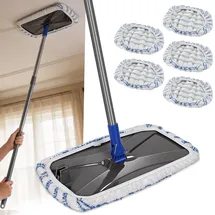 Masthome Wischmopp Extra großer Mikrofaser-Mop 40,6 cm 5 St.