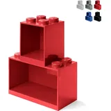 LEGO Brick SHELF SET - RED