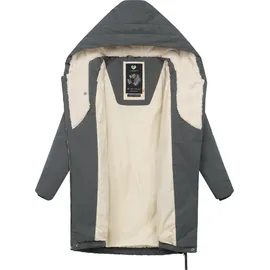 Ragwear Wintermantel "Gordon Long", Damen, Gr. XL (42), grün (olivgrün), Obermaterial: 74% Baumwolle, 26% Nylon. Innenfutter: 100% Polyester. Wattierung: 100% Polyester, tailliert ca.