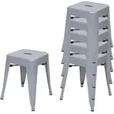 MCW Hocker MCW-A73 Metall 39 x 46 x 39 cm Grau