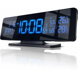 BEARWARE Funkwetterstation Temperaturgesteuertes Farbdisplay