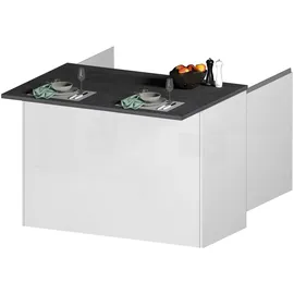 kochstation Unterschrank Kücheninsel KS-Sole 125 x 0 x 0 cm Weiß