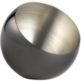 APS Schale SPHERE, 3er-Set, Ø 8 cm, Höhe 7 cm, 0,1 Liter, Edelstahl, Gunmetal-Look