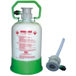 Reinigungsbehälter 5l (Fitting zur Auswahl), Zapfkopf:Korb