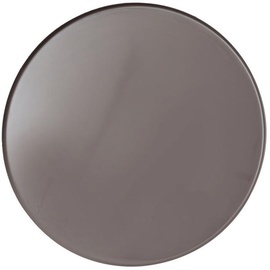 MID.YOU Beistelltisch, Grau, Silberfarben - 51x51x40.5 cm,