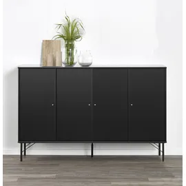 Hammel Furniture Mistral Kubus 136 x 89 x 32,5 cm Schwarz