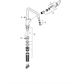 Grohe Start C-Auslauf mattschwarz 304702430