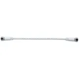 Axing Patch-Kabel F-Stecker 0,2 m Weiß
